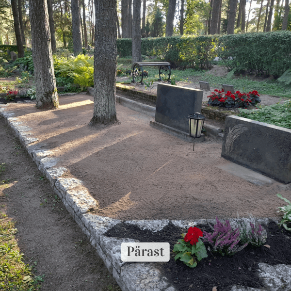 hauaplatside hooldus halliste kalmistul